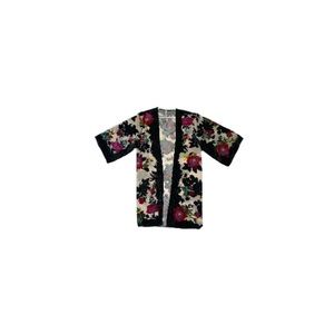 Urban Outfitters Sheer Floral Velvet Kimono - Women’s Size O/S